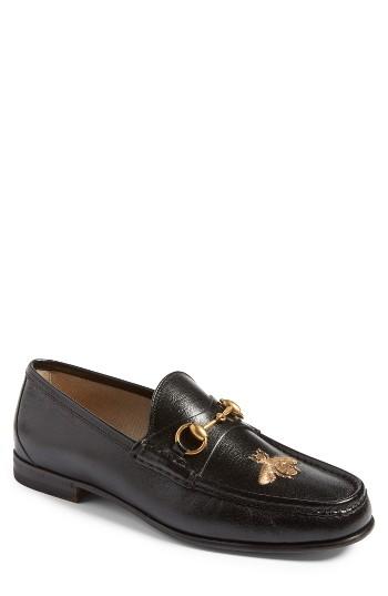 Men's Gucci Bee Loafer Us / 11uk - Black