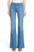 Women's Veronica Beard Farrah Wide Leg Jeans - Blue