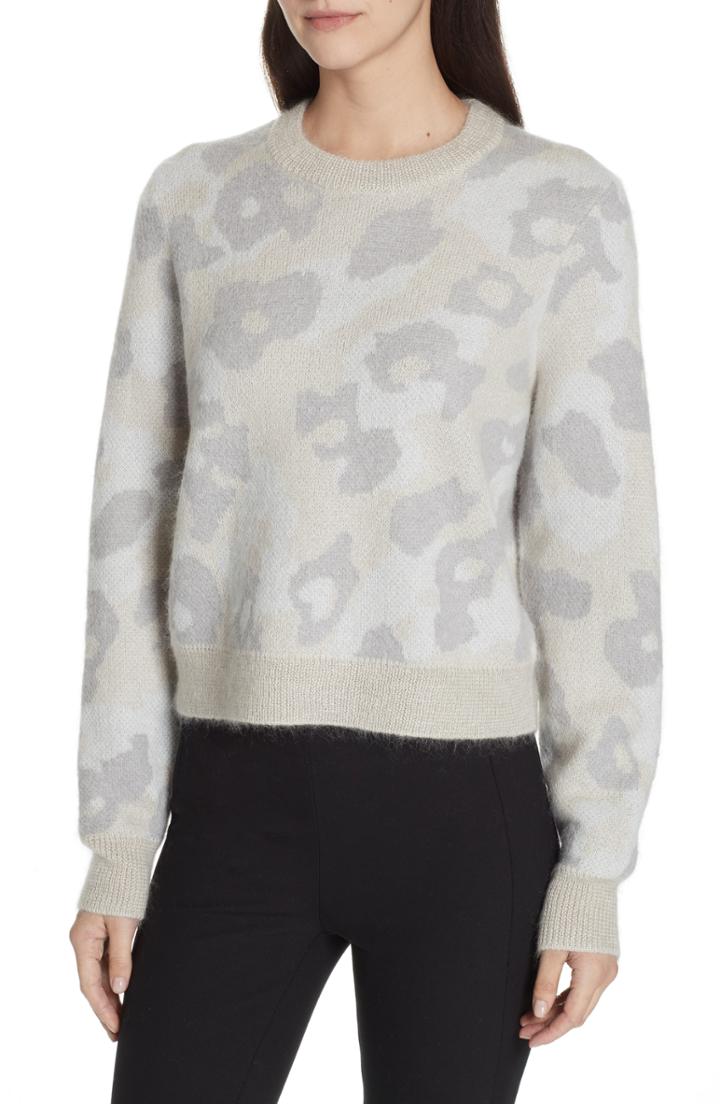 Women's Rag & Bone Leopard Spot Sweater - Beige