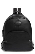 Longchamp Mystery Leather Backpack - Black
