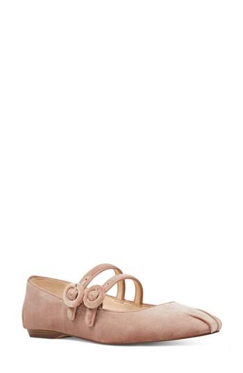 Women's Nine West Xrye Flat .5 M - Brown