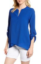 Women's Gibson X Living In Yellow Erin Crossover Tunic - Blue