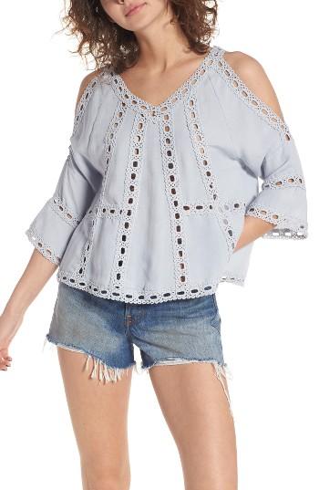 Women's Raga The Amy Cold Shoulder Top - Blue