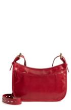 Hobo Chase Calfskin Leather Crossbody Bag - Red