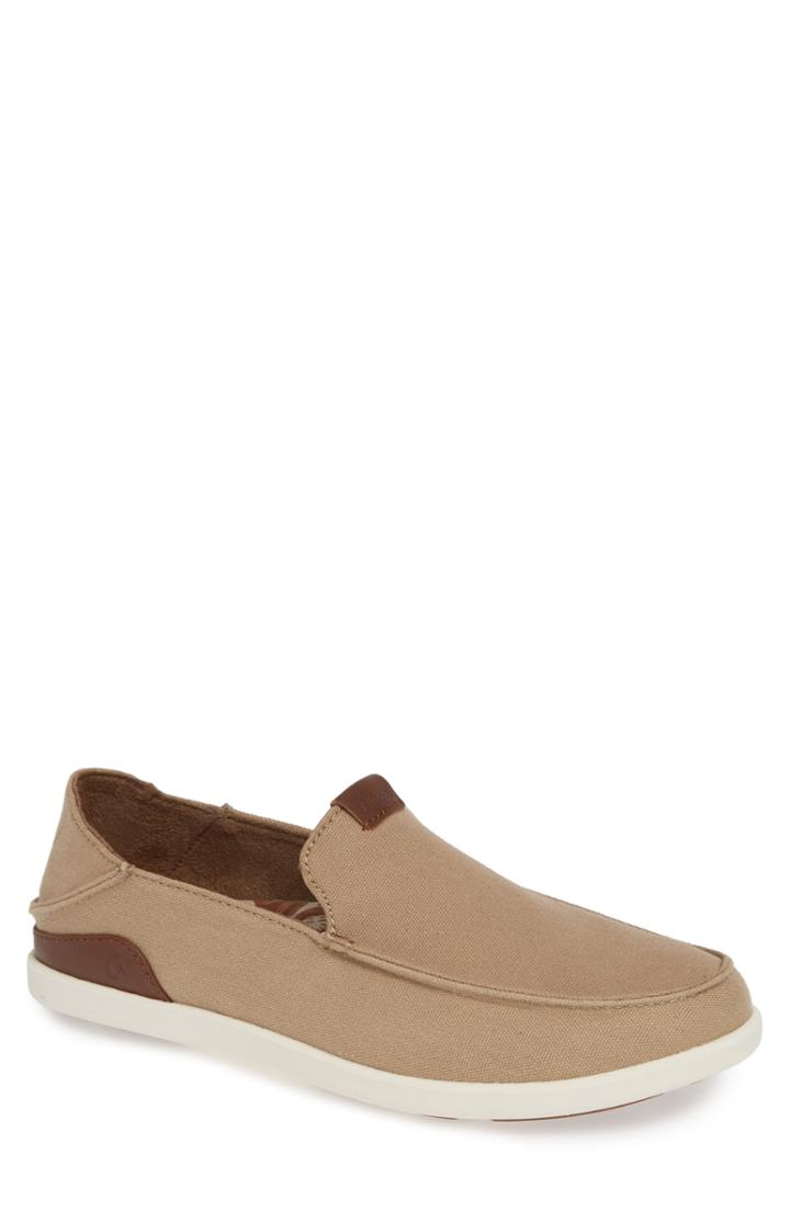 Men's Olukai Manoa Slip-on .5 M - Beige