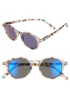 Women's Izipizi 46mm Mirrored Sunglasses - Blue Tortoise