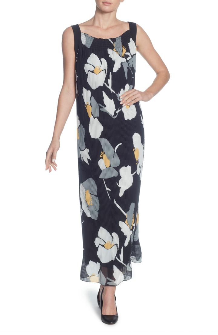 Women's Catherine Catherine Malandrino Delphine Pleated Maxi Dress