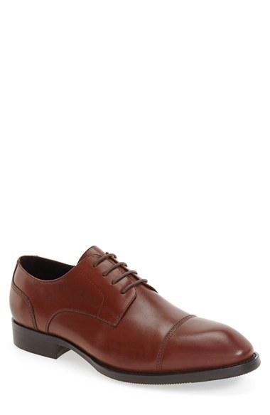 Men's Zanzara 'gauguin' Cap Toe Derby M - Brown