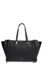 Vince Camuto Large Riley Leather Tote - Black