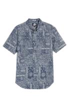Men's Reyn Spooner Aloha Bandana Regular Fit Sport Shirt - Blue