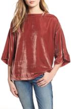 Women's 7 For All Mankind Velvet Top - Pink