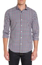 Men's Bonobos Unbutton Down Slim Fit Check Sport Shirt - Red