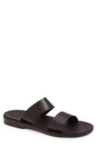 Men's Jerusalem Sandals 'aviv' Leather Sandal -12.5us / 45eu - Black