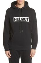 Men's Helmut Lang Logo Graphic Hoodie - Black