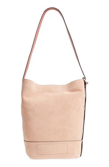 Rag + Bone Walker Suede & Leather Sling Bag - Beige