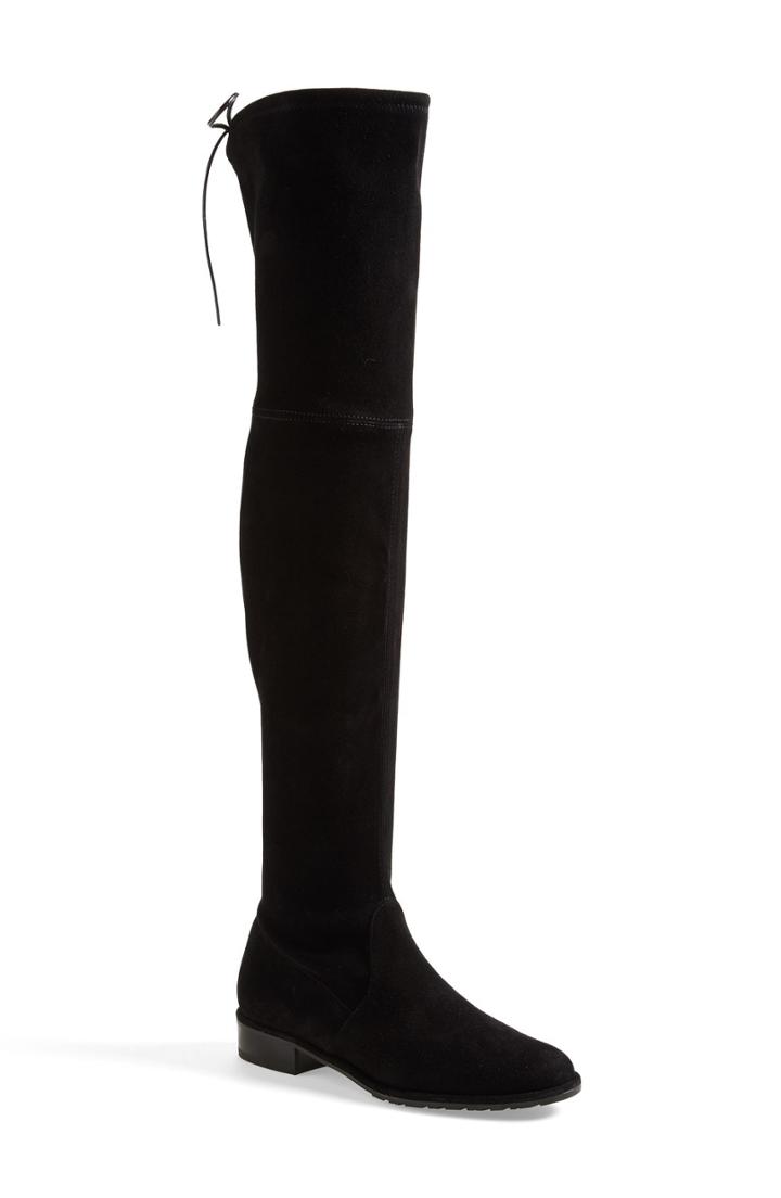 Women's Stuart Weitzman 'lowland' Over The Knee Boot .5 M - Grey