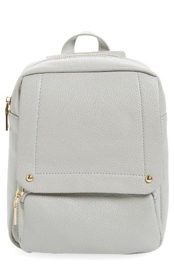 Girly Faux Leather Flap Mini Backpack -
