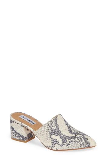 Women's Steve Madden Superior Mule .5 M - White