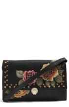 Topshop Robyn Floral Faux Leather Crossbody Bag -
