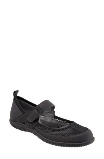 Women's Softwalk 'haddley' Mary Jane Flat .5 W - Black