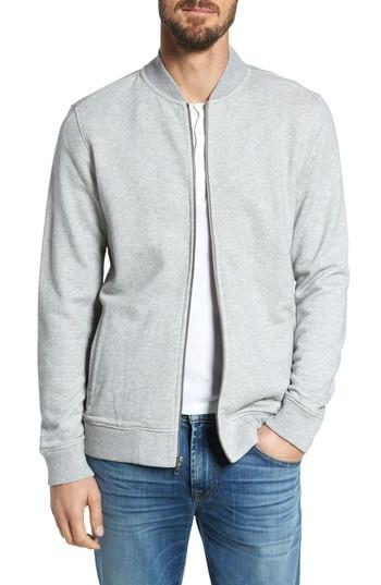 Men's 1901 Fineline Bomber Jacket - Grey