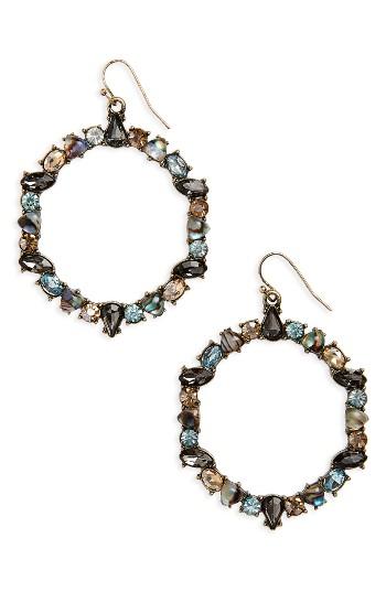 Women's Baublebar Bellflower Hoop Earrings