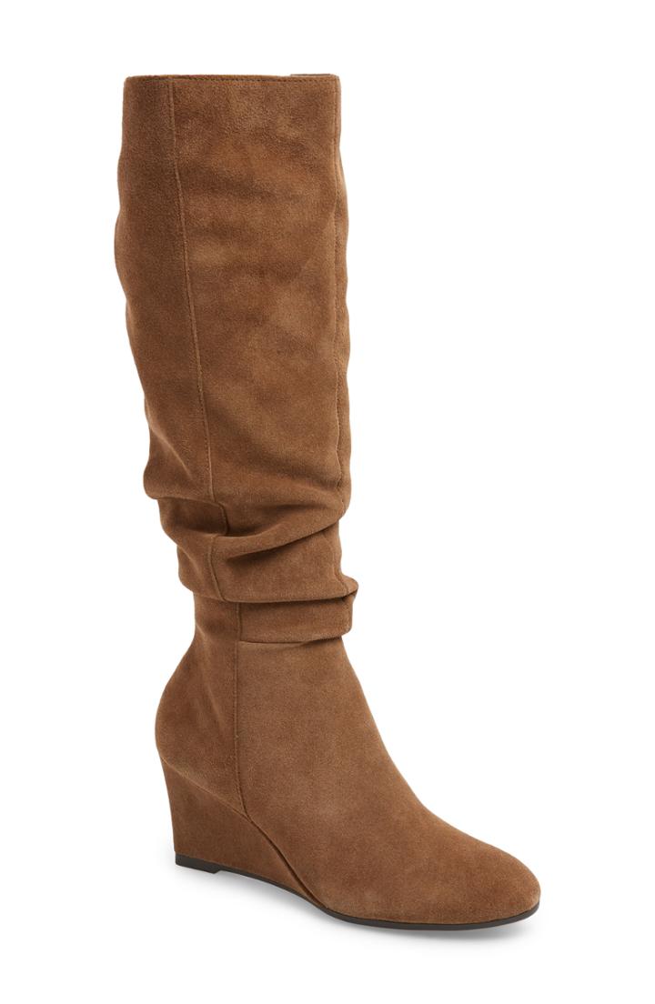 Women's Bettye Muller Concepts Carole Knee High Boot .5 M - Beige