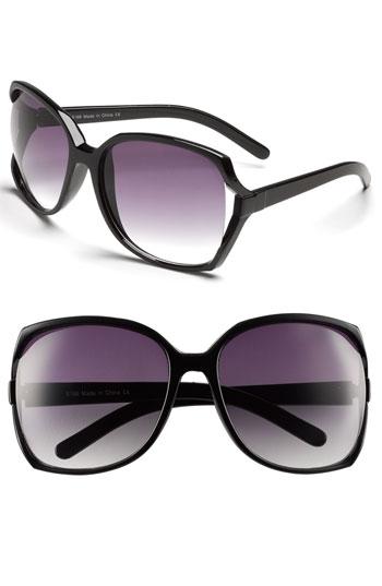Kw 'nicole' Oversized Frame Sunglasses