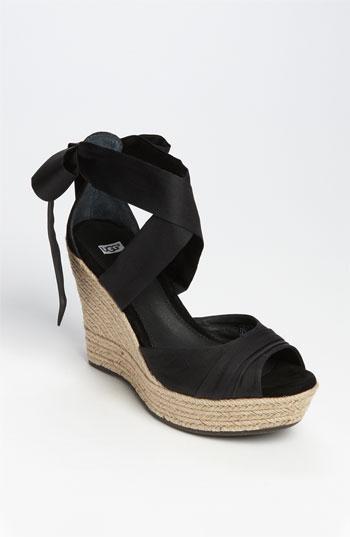 Ugg Australia 'lucianna' Wedge Black
