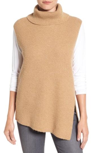 Women's Halogen Asymmetrical Sleeveless Tunic Sweater