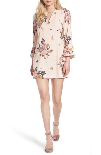 Women's Leith Spiral Sleeve Minidress - Pink