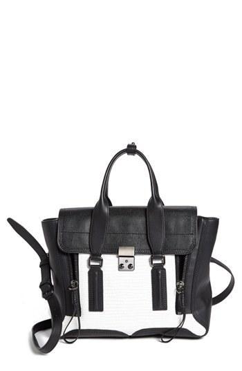 3.1 Phillip Lim 'pashli - Medium' Leather Satchel White/