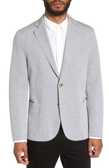 Men's Eleventy Trim Fit Jersey Blazer R Eu - Brown