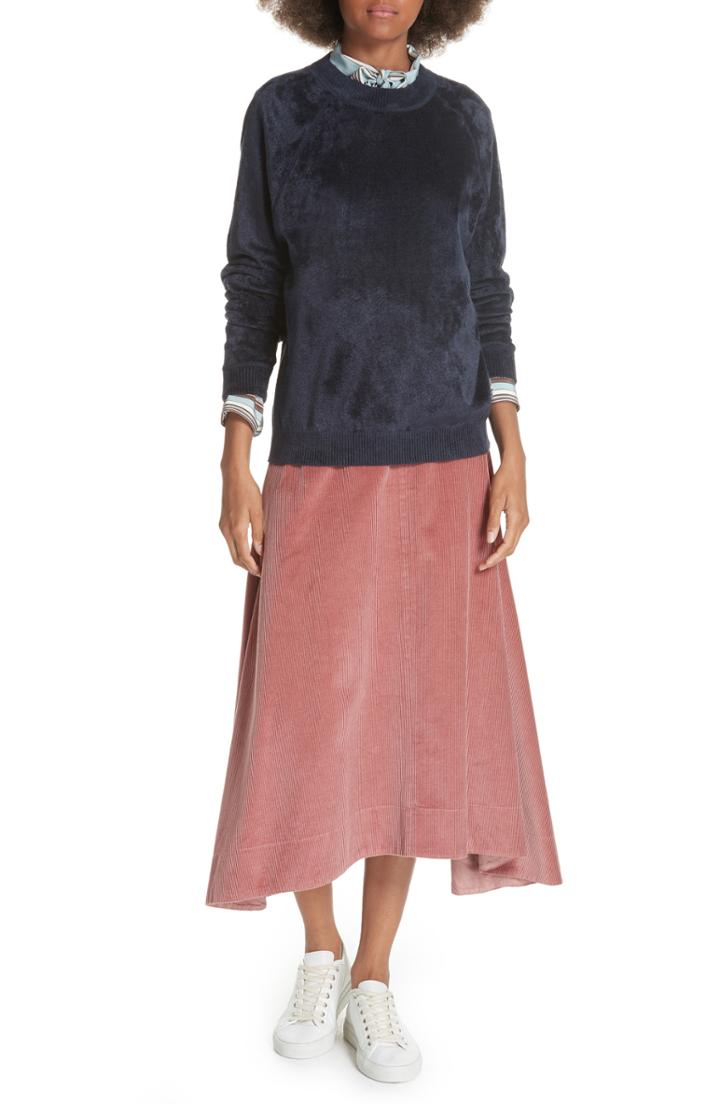 Women's Elizabeth And James Danielle Corduroy Midi Skirt