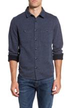 Men's Grayers Bayswater Modern Fit Heathered Shirt Jacket - Blue