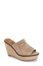 Women's Franco Sarto 'candace' Wedge Mule M - Beige