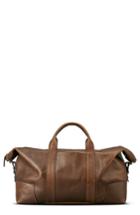 Men's Shinola Madone Leather Carryall Bag - Brown