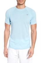Men's New Balance Tenacity Crewneck T-shirt - Blue