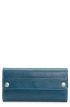 Women's Frye Melissa Leather Wallet - Blue/green