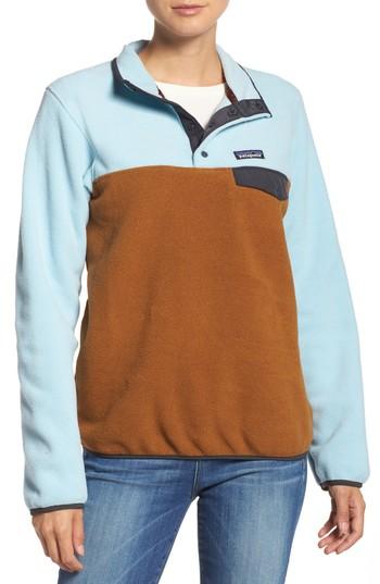 Women's Patagonia Synchilla Snap-t Fleece Pullover - Brown