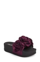 Women's Jeffrey Campbell Edie Slide Sandal M - Purple
