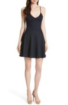 Women's Alice + Olivia Suze Flared Spaghetti Strap Dress - Blue