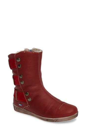 Women's Cloud Amber Wool Lined Bootie -8.5us / 39eu - Red