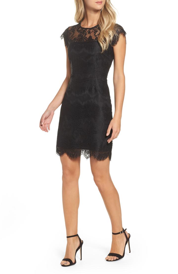 Women's Bb Dakota Jayce Lace Sheath Cocktail Dress