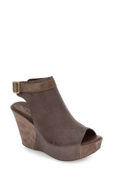 Women's Kork-ease 'berit' Wedge Sandal M - Grey