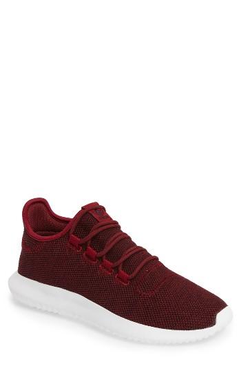 Men's Adidas Tubular Shadow Knit Sneaker M - Burgundy