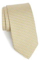 Men's Salvatore Ferragamo Duck Print Silk Tie, Size - Yellow