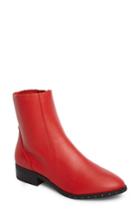 Women's Topshop Kash Sock Boot .5us / 37eu - Red