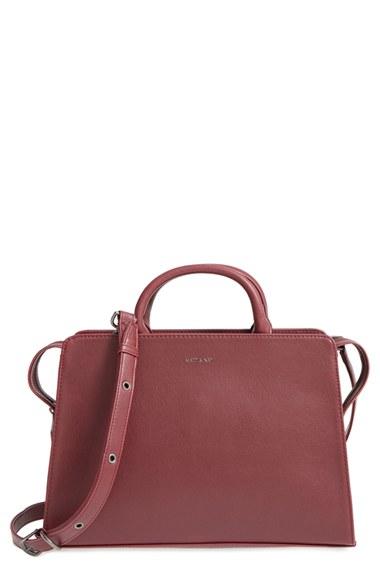 Matt & Nat 'portia' Vegan Leather Satchel - Burgundy