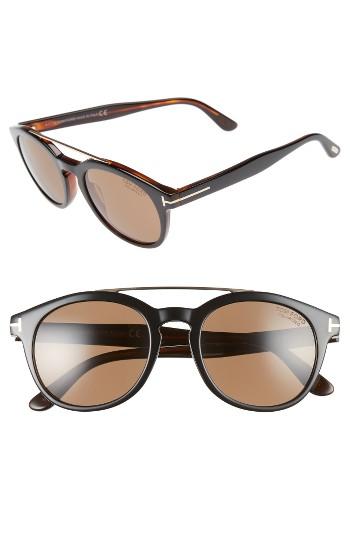 Men's Tom Ford Newman 53mm Polarized Sunglasses -